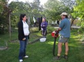 Toni, Liana and Rod Dark (responsible for the beautiful grounds)