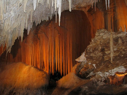 Orange shawl, Jewel Cave