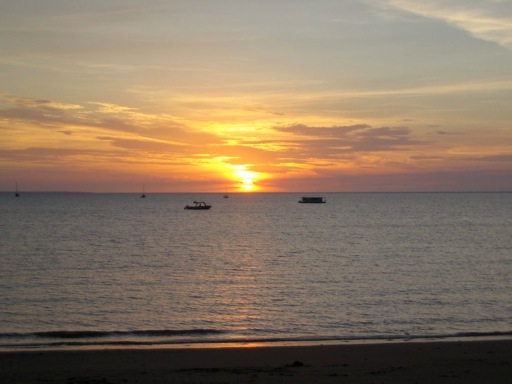 Sunset from the Trailer Boat Club, Darwin