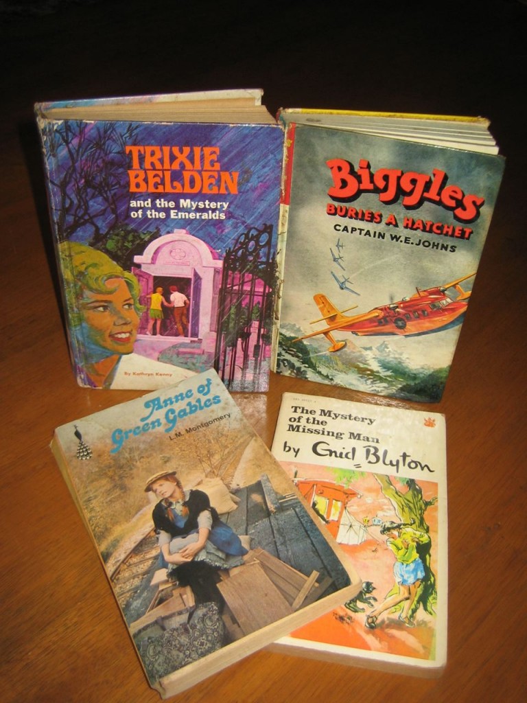 Trixie Bleden, Anne of Green gables, Biggles