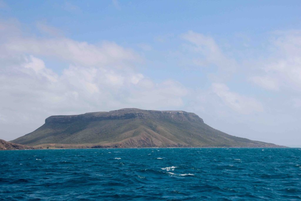 Cape Bedford and its flat top.